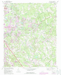 Mint Hill 1971 topographic map thumbnail