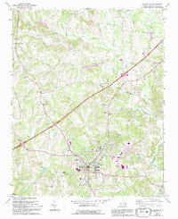 Mocksville 1969 topographic map thumbnail