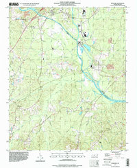 Moncure 1993 topographic map thumbnail