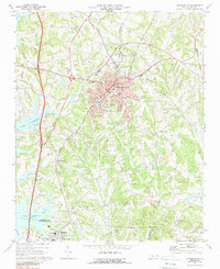 Mooresville 1969 topographic map thumbnail