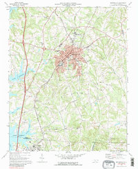 Mooresville 1969 topographic map thumbnail