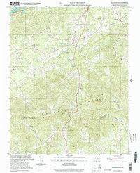 Moravian Falls 2000 topographic map thumbnail