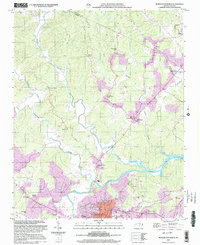 Morganton North 2002 topographic map preview