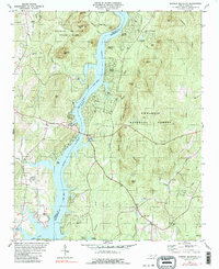 Morrow Mountain 1981 topographic map thumbnail