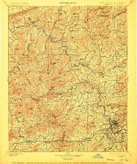 Asheville 1901 topographic map thumbnail