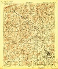 Asheville 1901 topographic map thumbnail