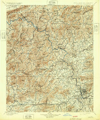 Asheville 1901 topographic map thumbnail