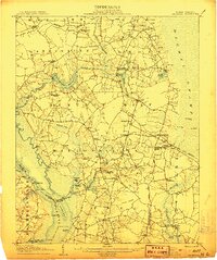 Beckford 1907 topographic map thumbnail