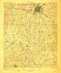 Charlotte 1907 topographic map preview