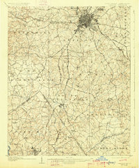 Charlotte 1907 topographic map thumbnail