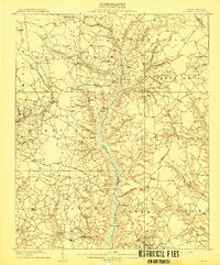 Coharie topographic map thumbnail