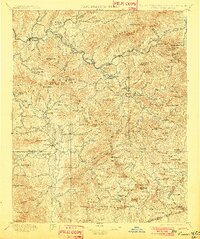 Cowee 1897 topographic map thumbnail