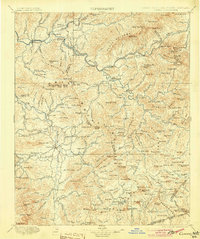 Cowee 1897 topographic map thumbnail