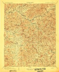 Cowee topographic map thumbnail