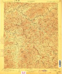 Cowee 1907 topographic map thumbnail