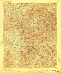 Cowee 1907 topographic map thumbnail