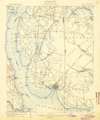 Edenton 1904 topographic map thumbnail