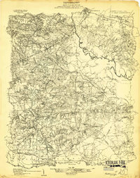 Four Oaks 1906 topographic map thumbnail