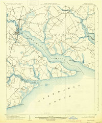 Hertford 1906 topographic map thumbnail
