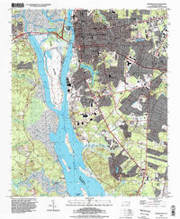 Wilmington 1993 topographic map thumbnail