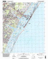 Wrightsville Beach 1997 topographic map thumbnail