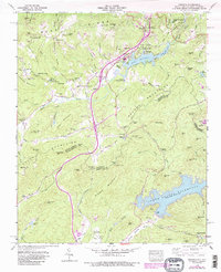 Zirconia 1946 topographic map thumbnail