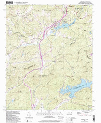 Zirconia 1997 topographic map thumbnail