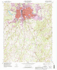 Albemarle 1993 topographic map thumbnail