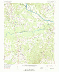 Ansonville 1956 topographic map thumbnail