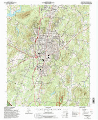 Asheboro 1994 topographic map thumbnail
