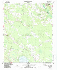 Autryville 1987 topographic map thumbnail