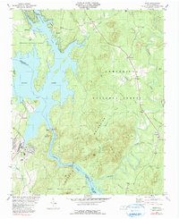 Badin 1981 topographic map thumbnail