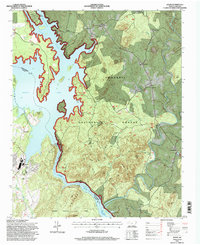 Badin 1994 topographic map thumbnail