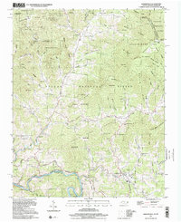 Bakersville 1997 topographic map thumbnail