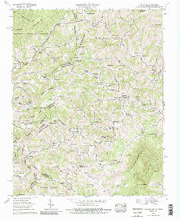 Baldwin Gap 1959 topographic map thumbnail