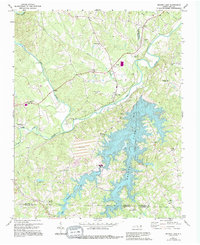 Belews Lake 1971 topographic map thumbnail