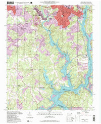 Belmont 1997 topographic map thumbnail