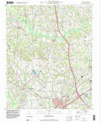 Benson 1997 topographic map thumbnail