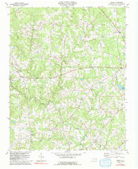 Berea 1981 topographic map thumbnail
