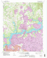 Bethlehem 1993 topographic map thumbnail