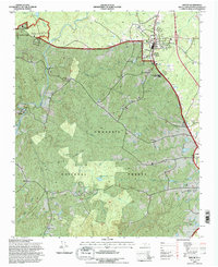 Biscoe 1994 topographic map thumbnail