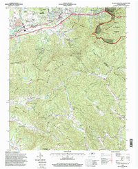 Black Mountain 1994 topographic map thumbnail