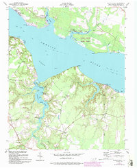 Blounts Bay 1953 topographic map thumbnail