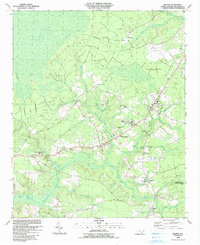 Bolivia 1990 topographic map thumbnail