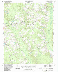 Bonnetsville 1986 topographic map thumbnail