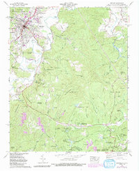 Brevard 1965 topographic map thumbnail