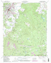 Brevard 1965 topographic map thumbnail