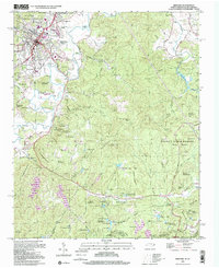 Brevard 1997 topographic map thumbnail
