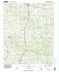 Brooks Crossroads 1996 topographic map preview