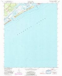 Browns Inlet 1952 topographic map thumbnail
